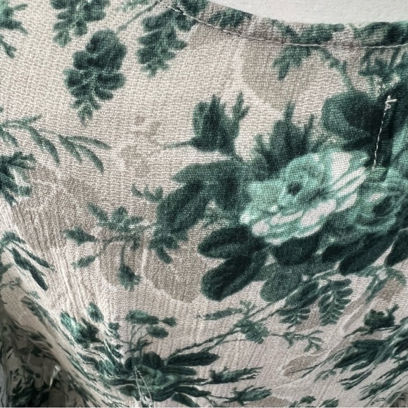 Ralph Lauren Denim & Supply Green Floral Babydoll Dress - Picture 9 of 10